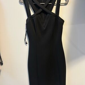 Guess Black Strapless Dress